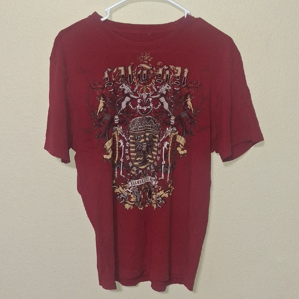 Source Unknown Red Graphic T-Shirt